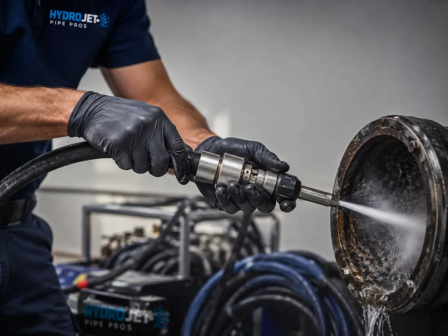 Hydro Jet Pipe Descaling in Pointblank, TX